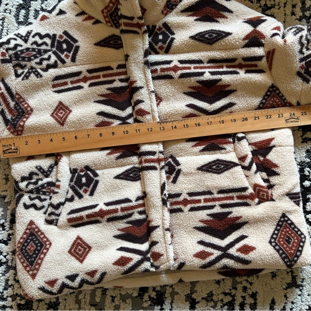 Miss Me Jean Southwestern Sherpa Jacket NWT - Picture 6 of 10